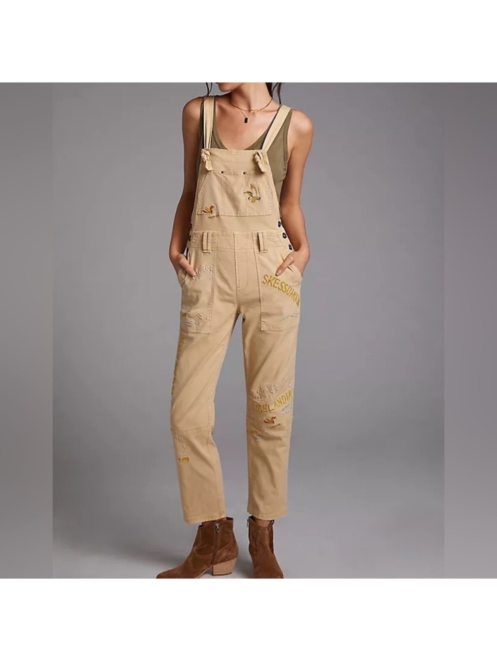 WOMENS SIZE 27 ANTHROPOLOGIE THE WANDERER RARE ICELAND OVERALLS